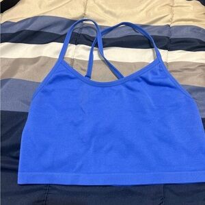 Aerie Offline Royal Blue cropped tank